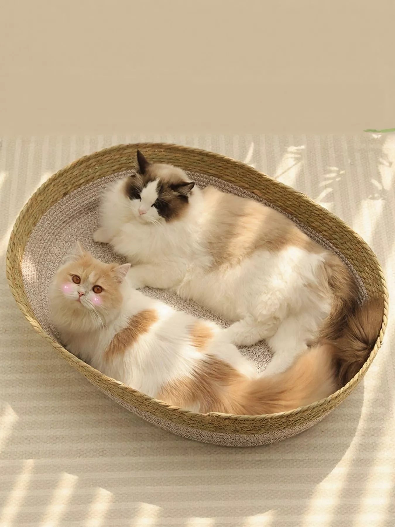 The Woven Rattan Cat Nest