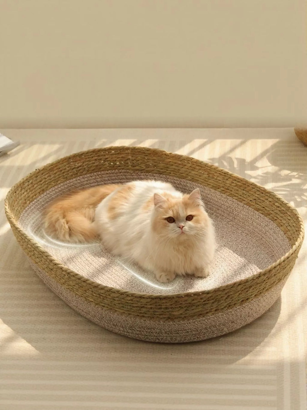 The Woven Rattan Cat Nest