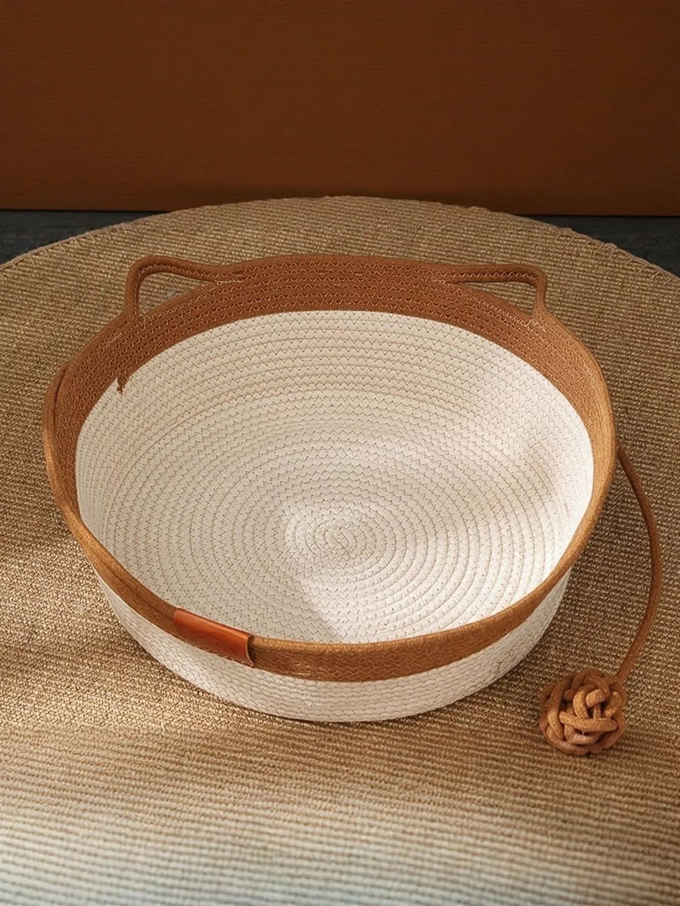 The Woven Rattan Cat Nest