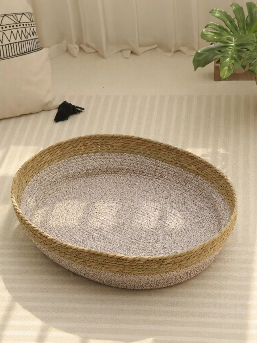 The Woven Rattan Cat Nest
