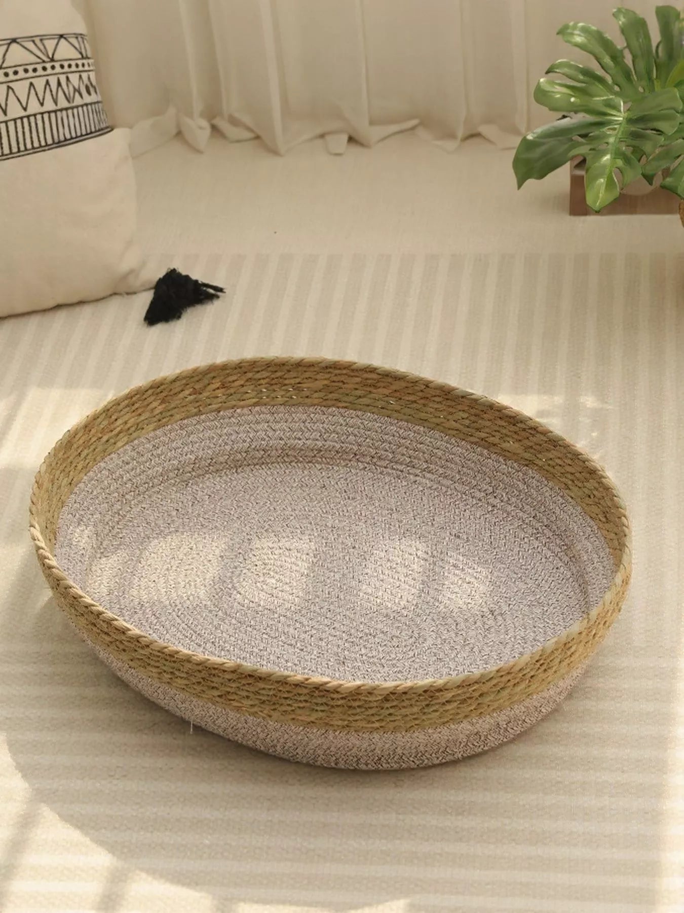 The Woven Rattan Cat Nest