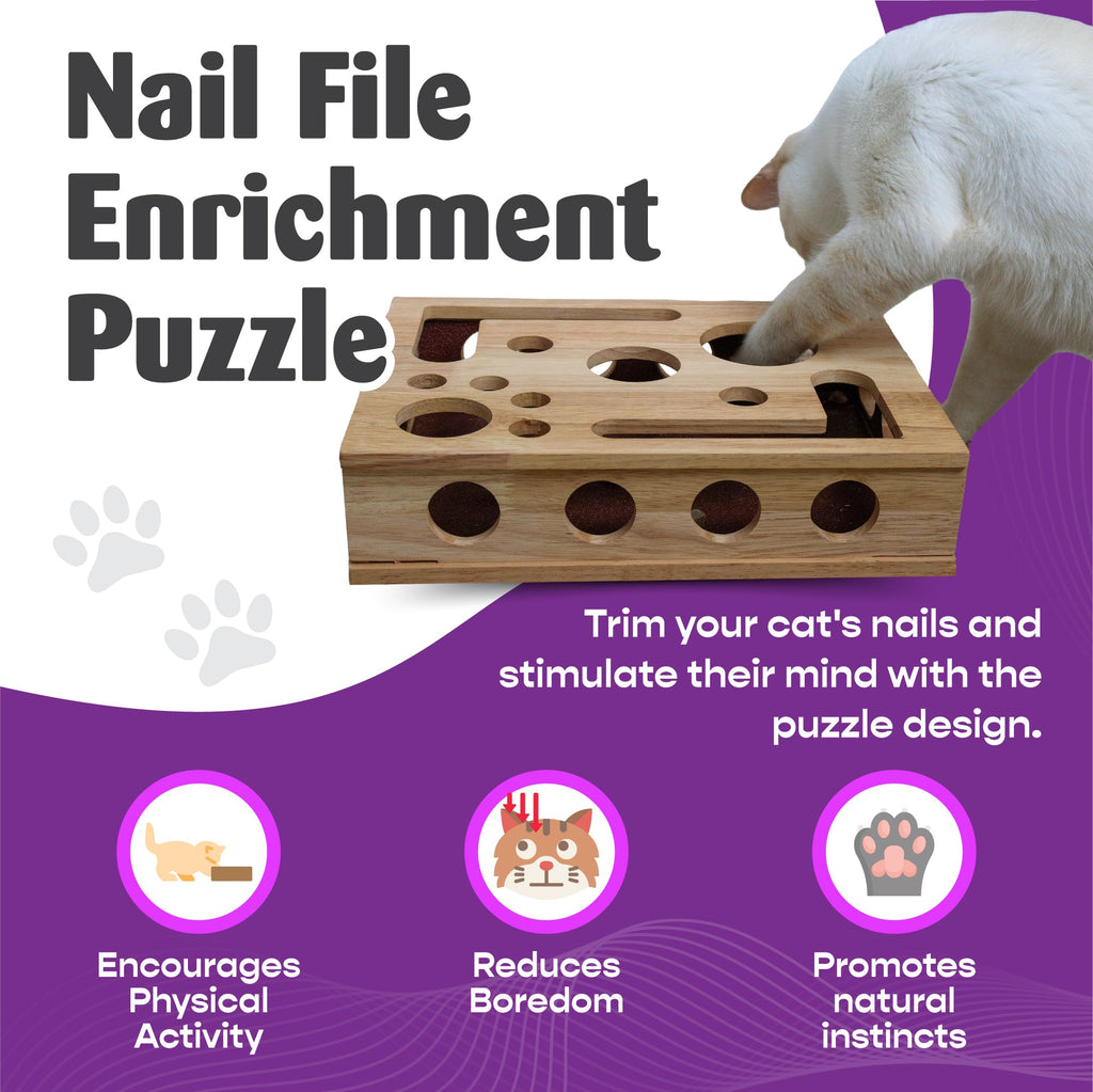 The Cat Nail-File Enrichment Box