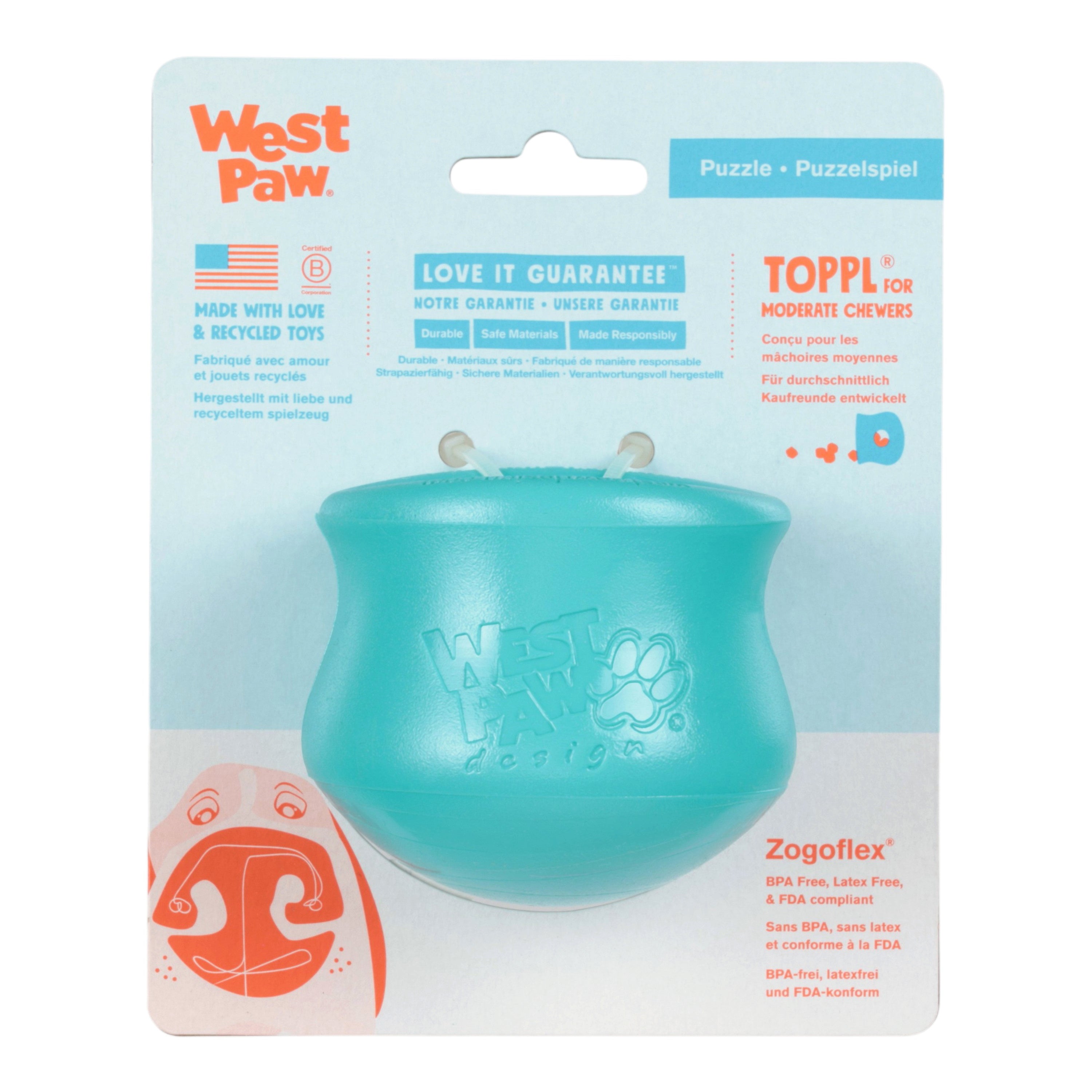 The Toppl Puzzle Toy, Teal