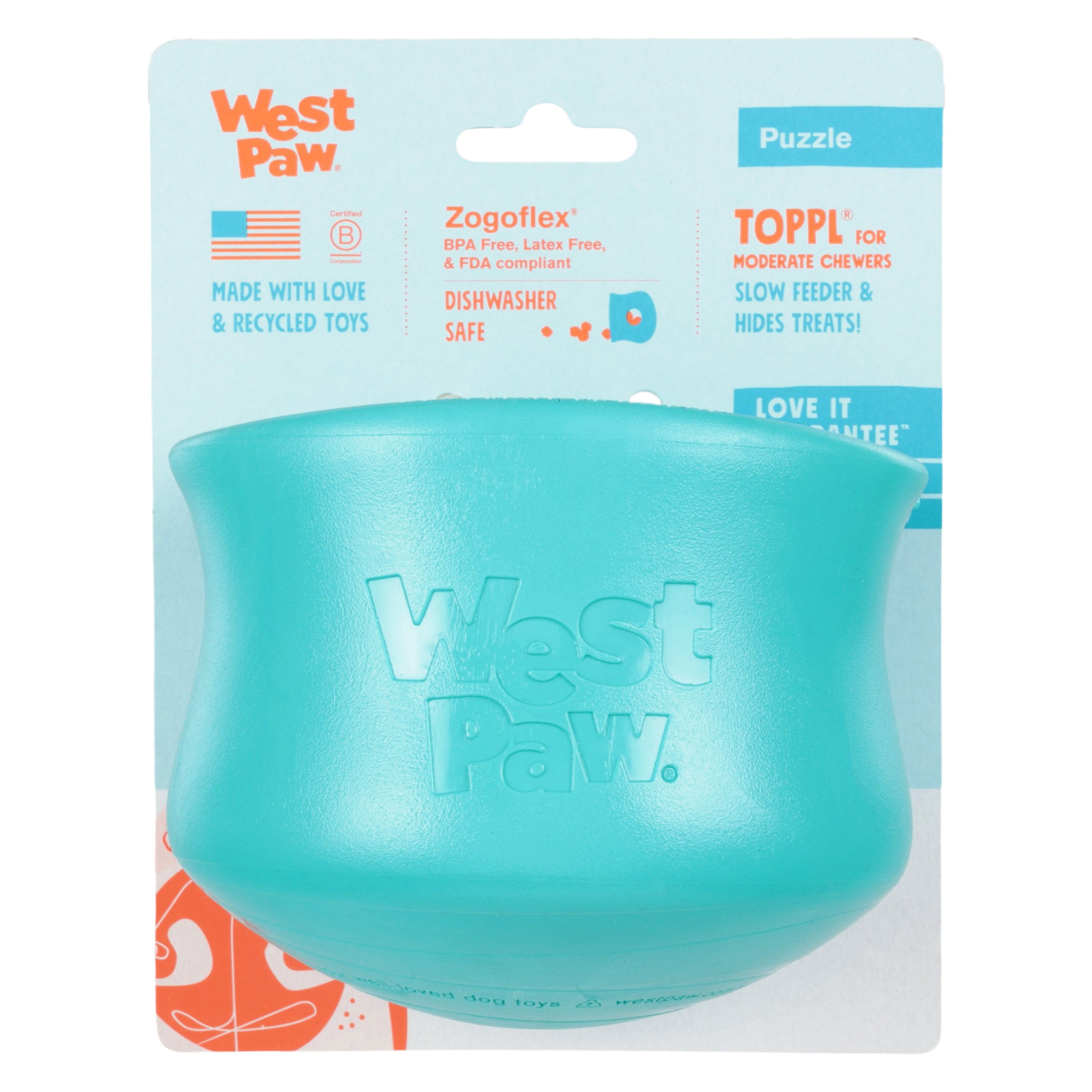 The Toppl Puzzle Toy, Teal