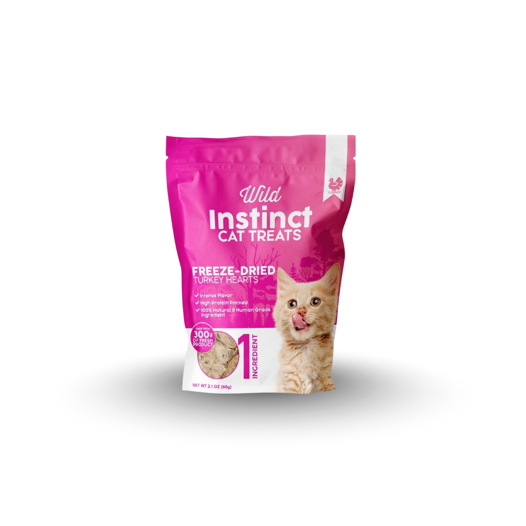 The Freeze-Dried Turkey Hearts for Cats