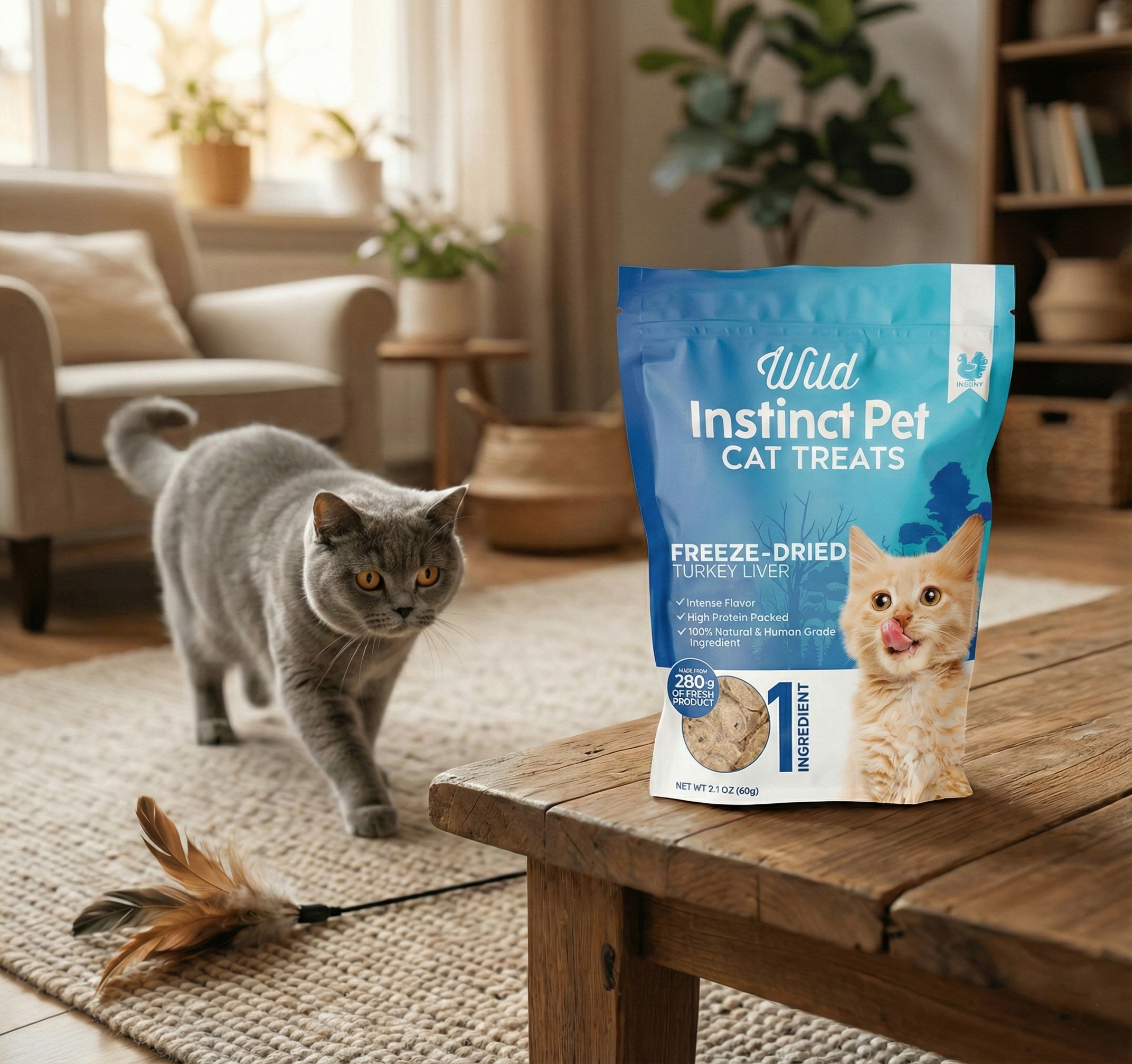 The Freeze-Dried Turkey Liver for Cats