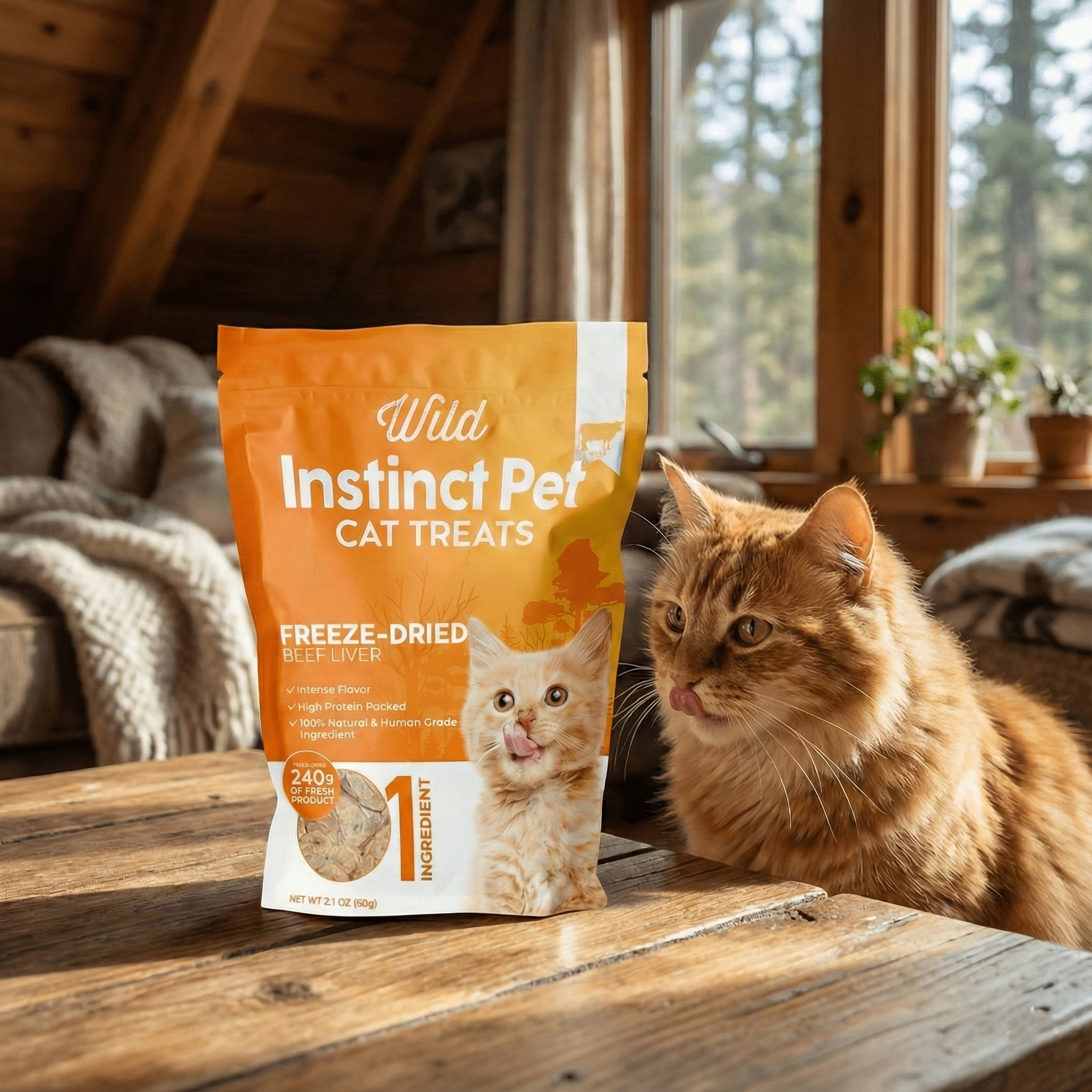 The Freeze-Dried Beef Liver for Cats