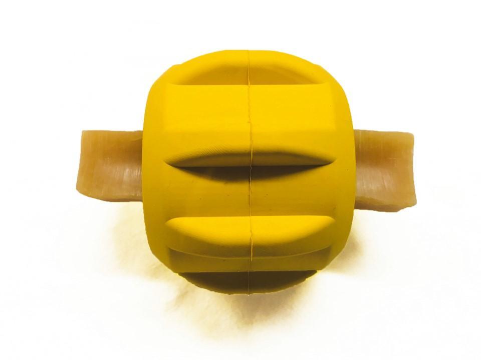 Gear eDispenser - Durable Rubber Yak Chew Holder & Treat Pocket | USA Made