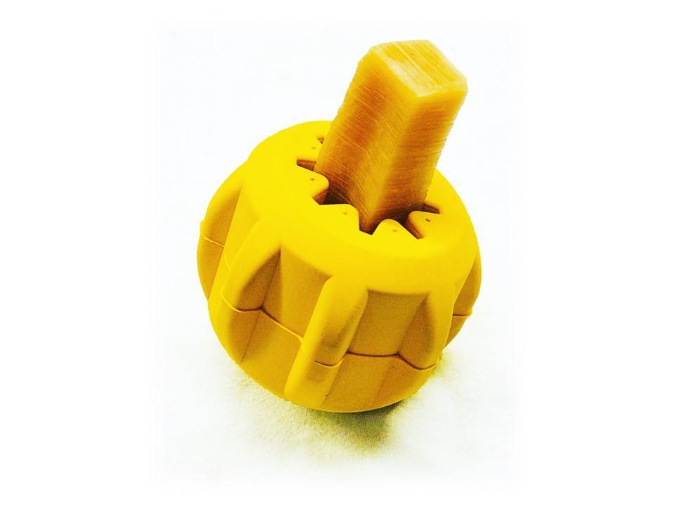 Gear eDispenser - Durable Rubber Yak Chew Holder & Treat Pocket | USA Made