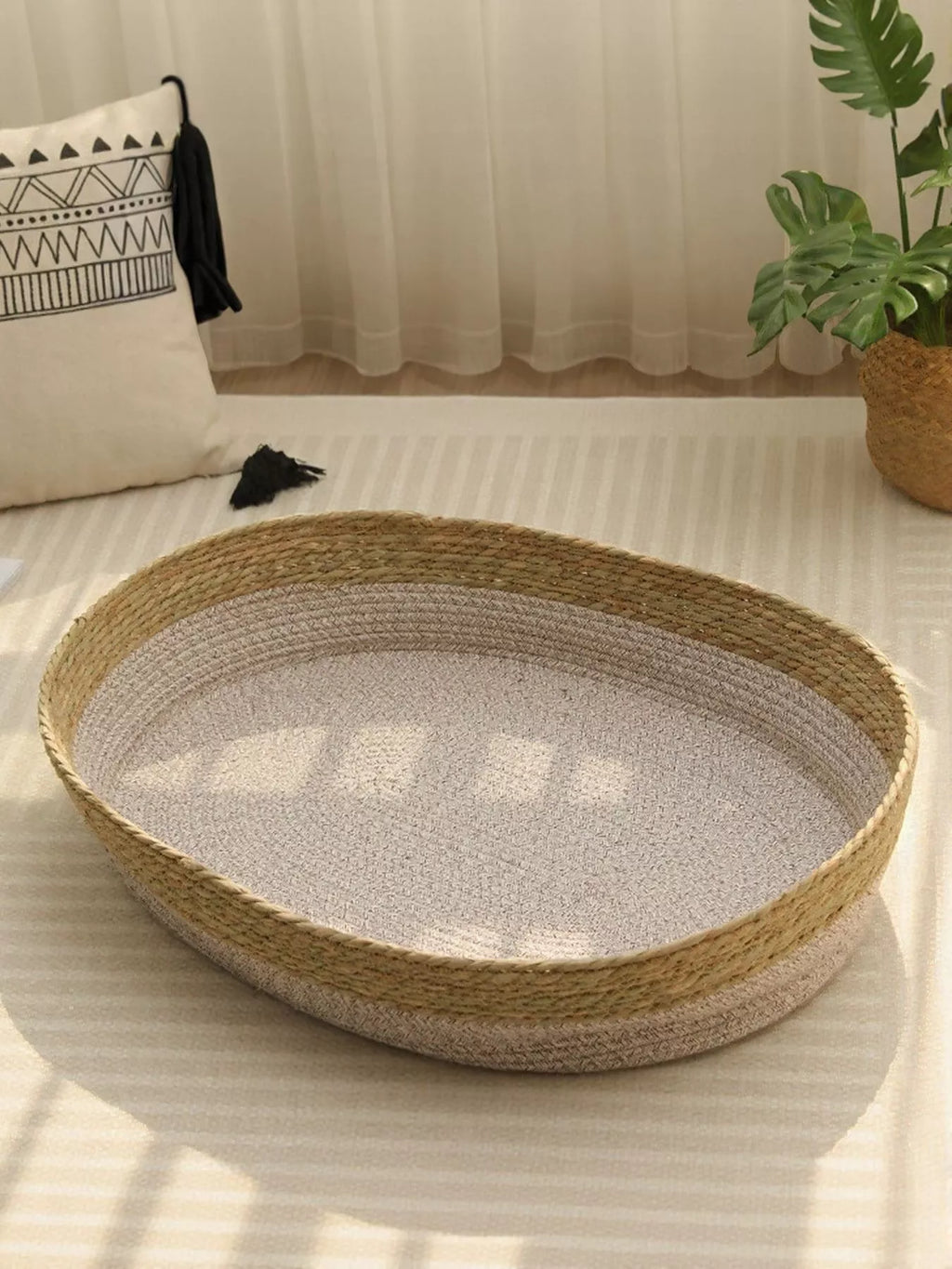 The Woven Rattan Cat Nest